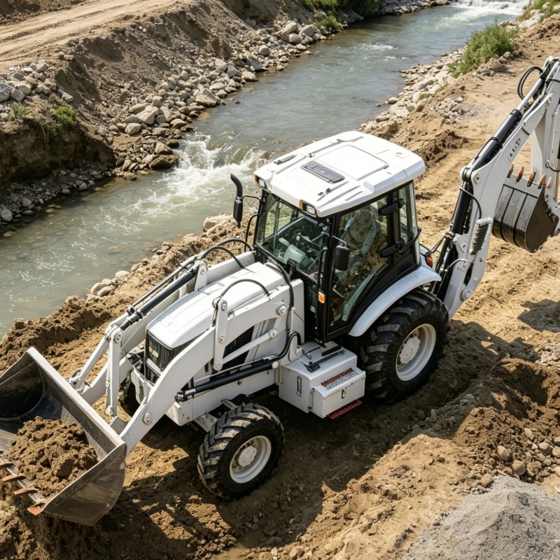 Heavy Equipment Work - Escavatore con Caricatore di Grado Industriale,