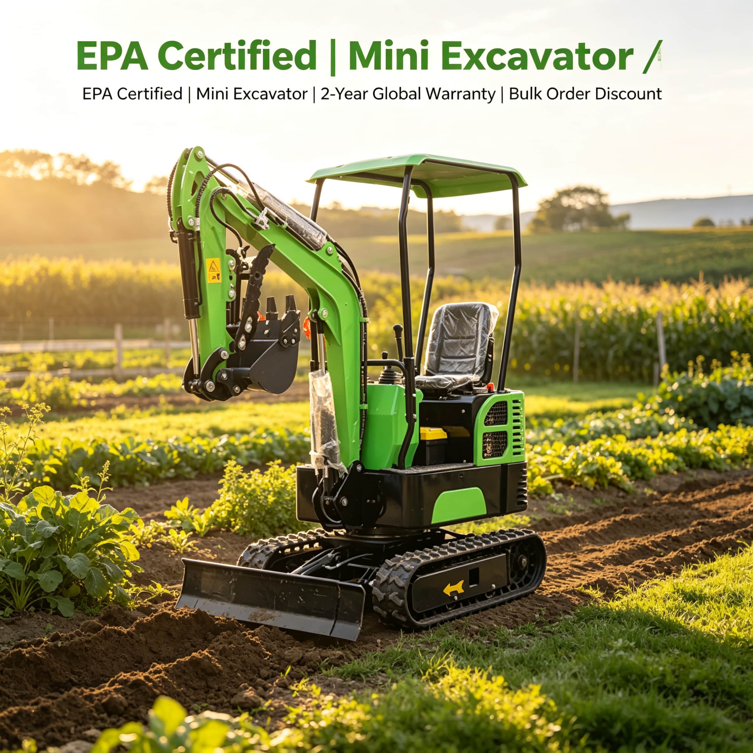Mini Excavator - Mini Escavatore Idraulico 2026 con Accessori