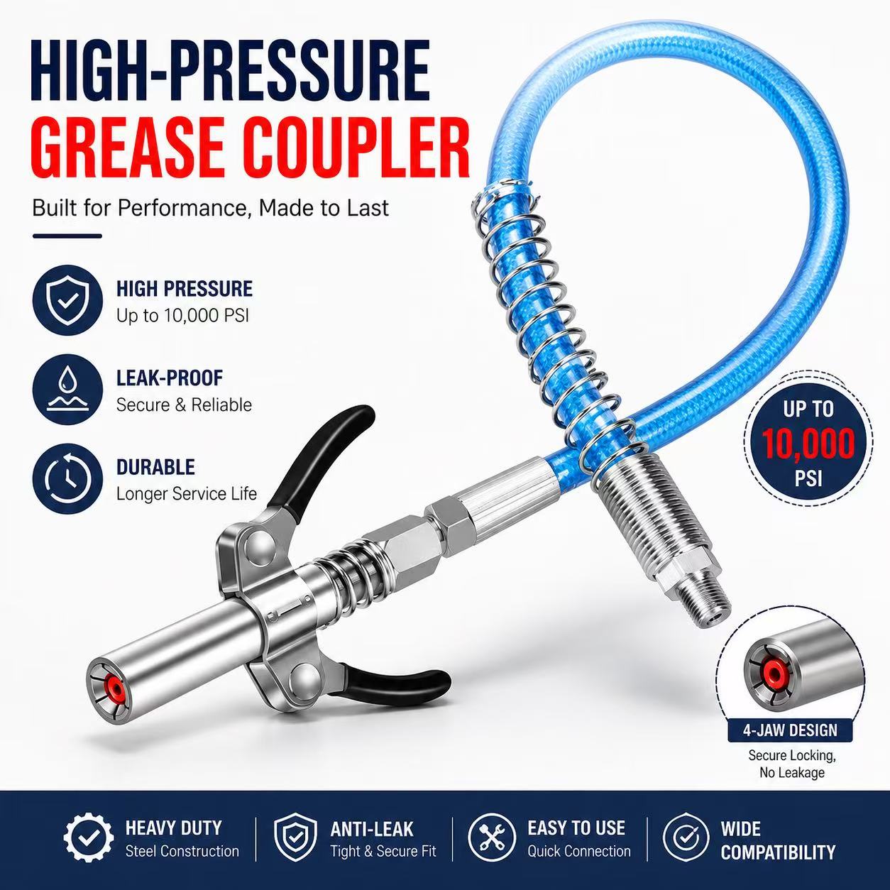 Grease For Heavy Equipment - Accoppiatore per grasso accoppiatore per pistola