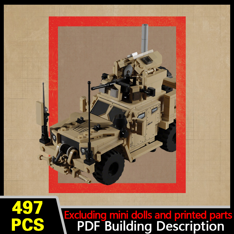 Heavy Equipment Game - M1278 Modello di Porta-Armi Pesanti MOC,