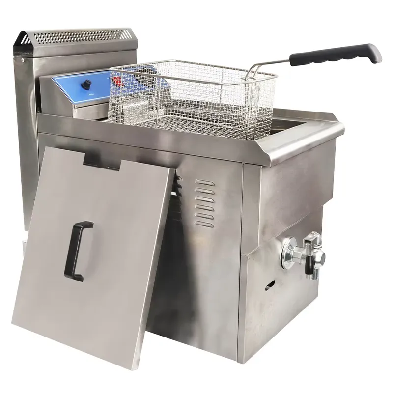Heavy Equipment In Kitchen - Friggitrice a Gas Industriale Commerciale per