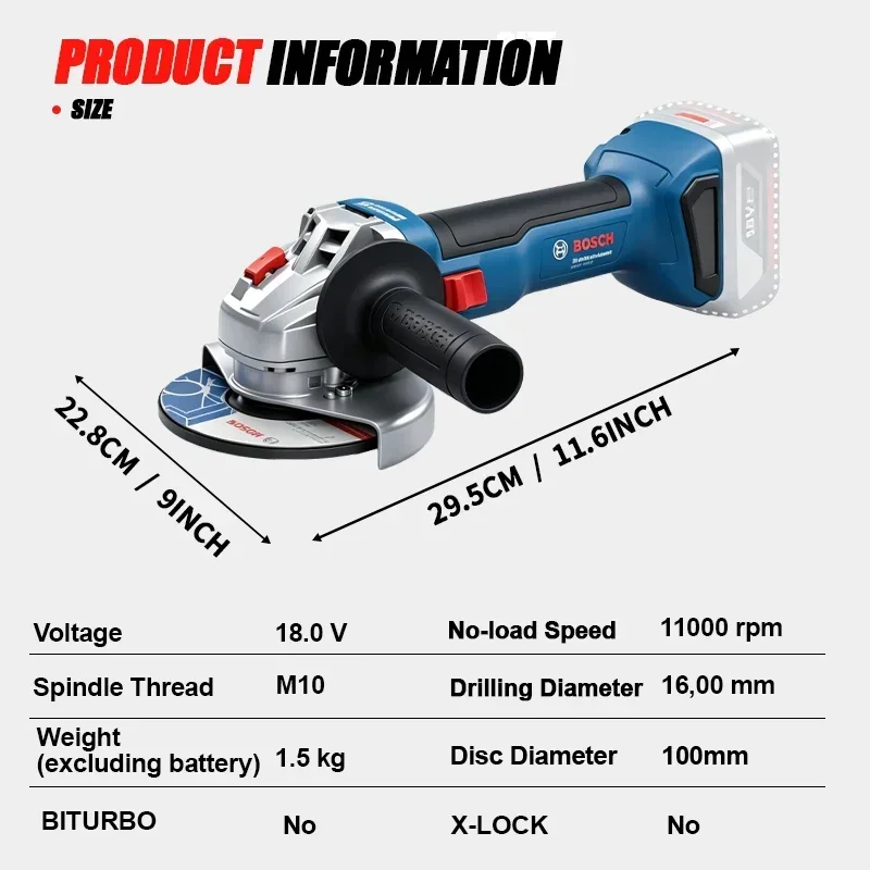 Smerigliatrice Angolare a Batt - Heavy Equipment And Machinery recensione e prezzo