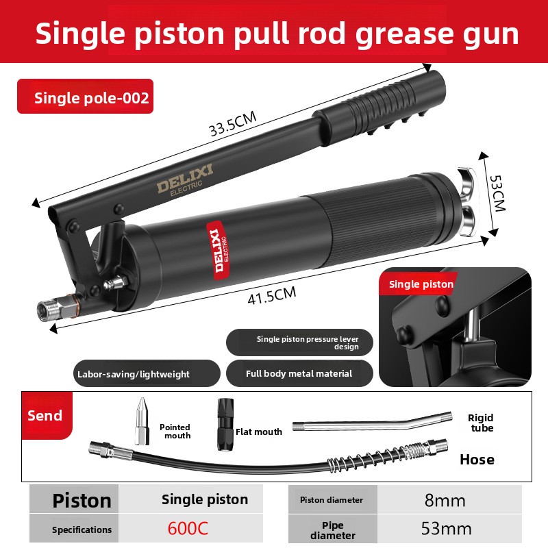 Pistola per grasso manuale ad  - Grease For Heavy Equipment recensione e prezzo